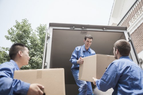 Sorted reusable and recyclable household items prepared for recycling