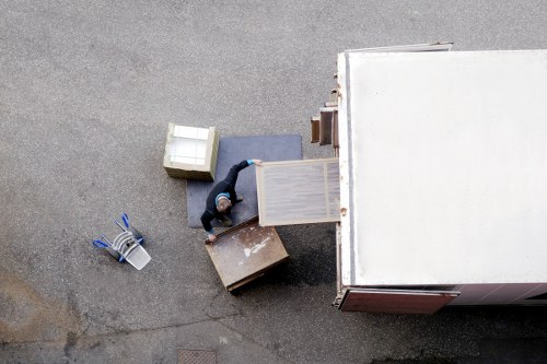 Professional Barnes man and van helping with careful item transport