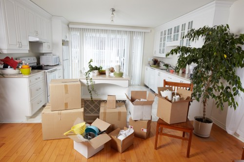 Professional piano removal team handling a move in Barnes