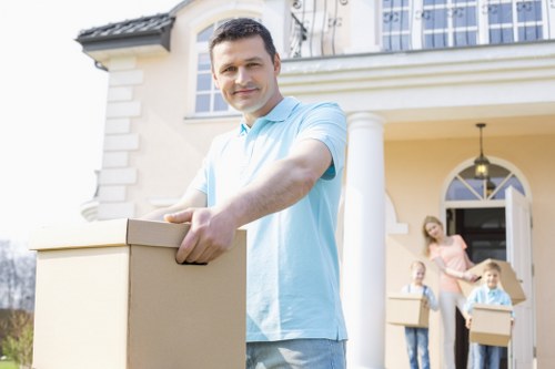 Customer booking a man and van moving service
