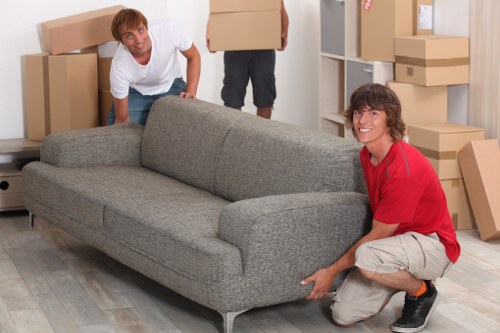 Organised unpacking in a Barnes residence