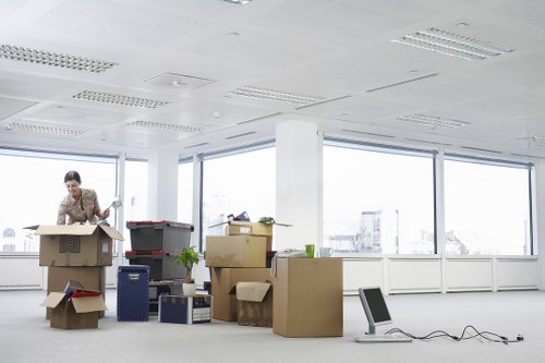 Careful loading of furniture for a Barnes apartment relocation