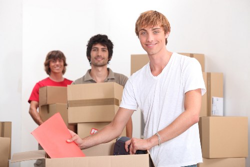 Careful furniture delivery and unloading for Barnes customers