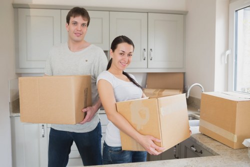 Careful handling of furniture during student removals in Barnes